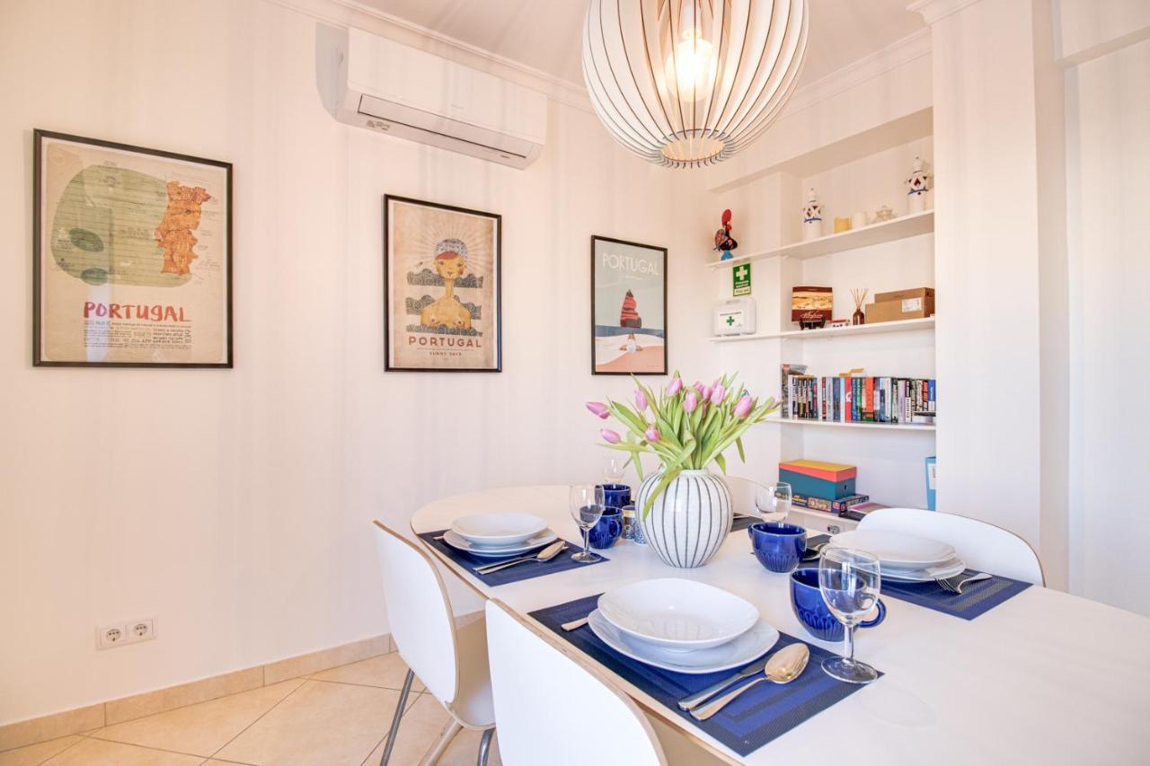 Old Town 2Br 50M Ocean W/ Ac Wi-Fi Parking Terrace Apartment Albufeira Exterior photo